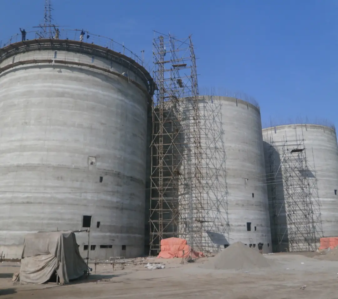 Concrete Silos Construction (asia poultry feeds) - completed by kraftcon