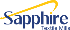 sapphire textile mills logo – completed project.